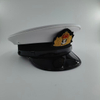 Gorra naval de alta calidad con bordado, sombreros ceremoniales de la marina, sombreros de marinero blancos, sombreros de capit&aacute;n de yate