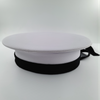 Sombrero de marinero marino cl&aacute;sico Gorra plana blanca