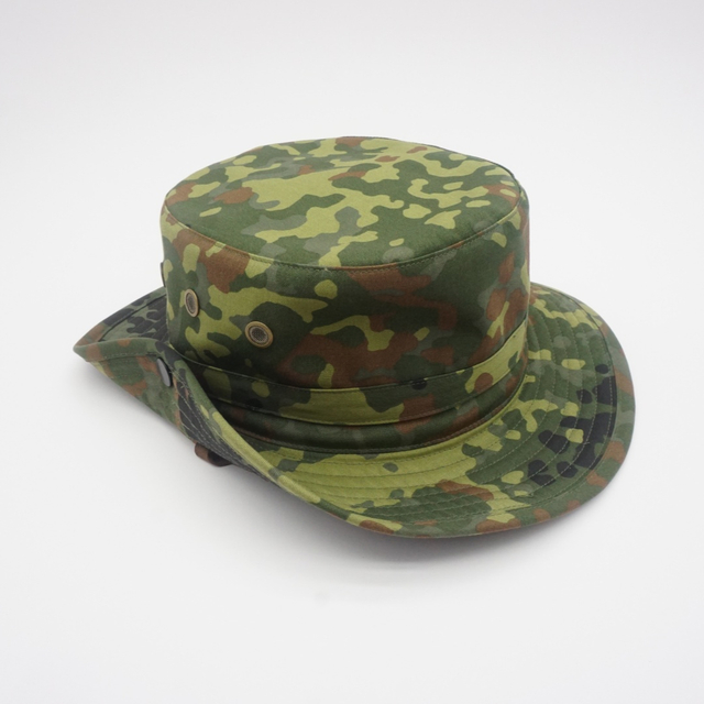 Chap&eacute;u de treinamento t&aacute;tico camuflagem Boonie Chap&eacute;u de sol ao ar livre
