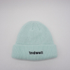 Gorro de malha unissex com logotipo bordado de alta qualidade, chap&eacute;u bobble de inverno quente