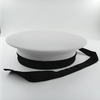 Sombrero de marinero marino cl&aacute;sico Gorra plana blanca