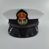 Gorra naval de alta calidad con bordado, sombreros ceremoniales de la marina, sombreros de marinero blancos, sombreros de capit&aacute;n de yate